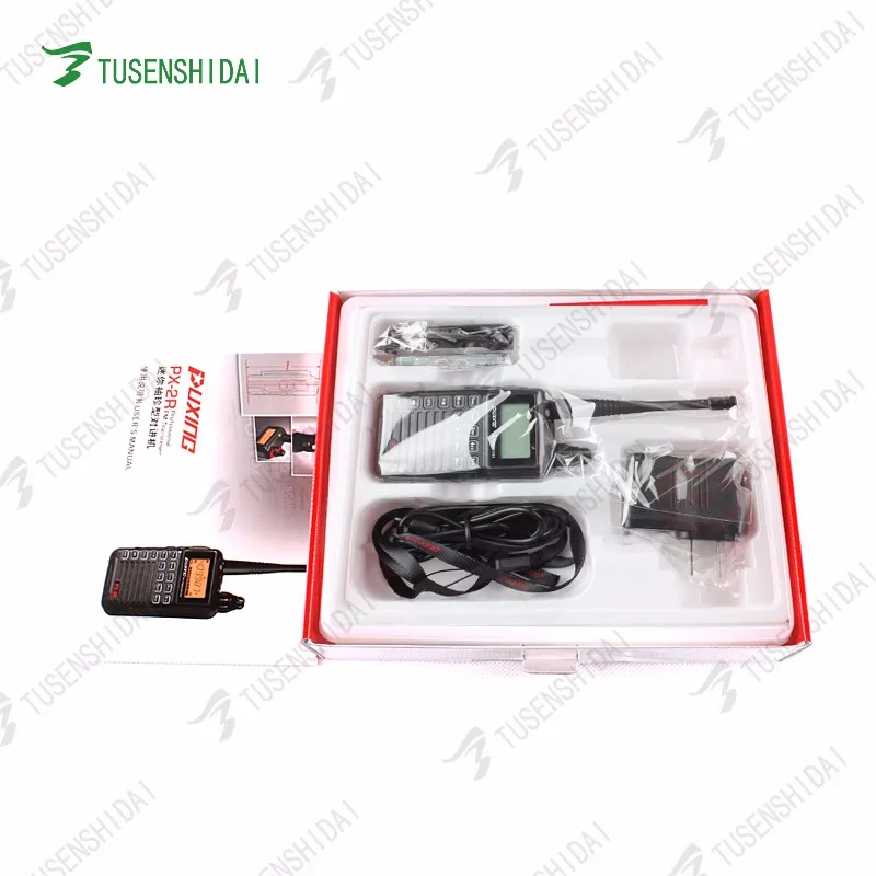 Горячая 2 Вт мини рация UHF 400-470 PUXING PX-2R двухдиапазонный RX с функцией зарядки usb