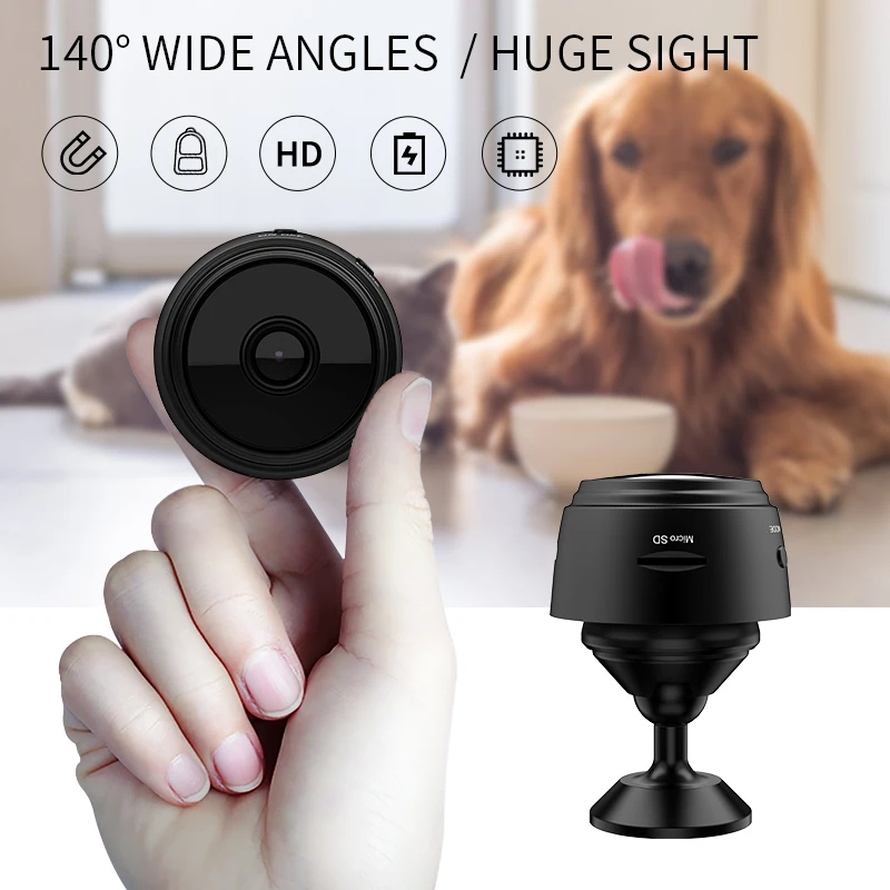 Meisort CCTV Wi fi камера видеонаблюдения микро ночная версия мини Экшн с датчиком