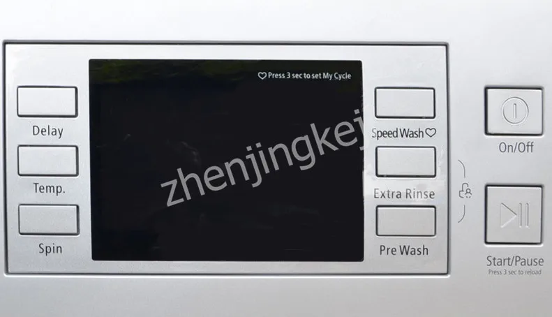 110V Roller Washing Machine Front Opening High Capacity 12KG Gray Fully Automatic Lower Outlet Low Noise High Speed Reservation