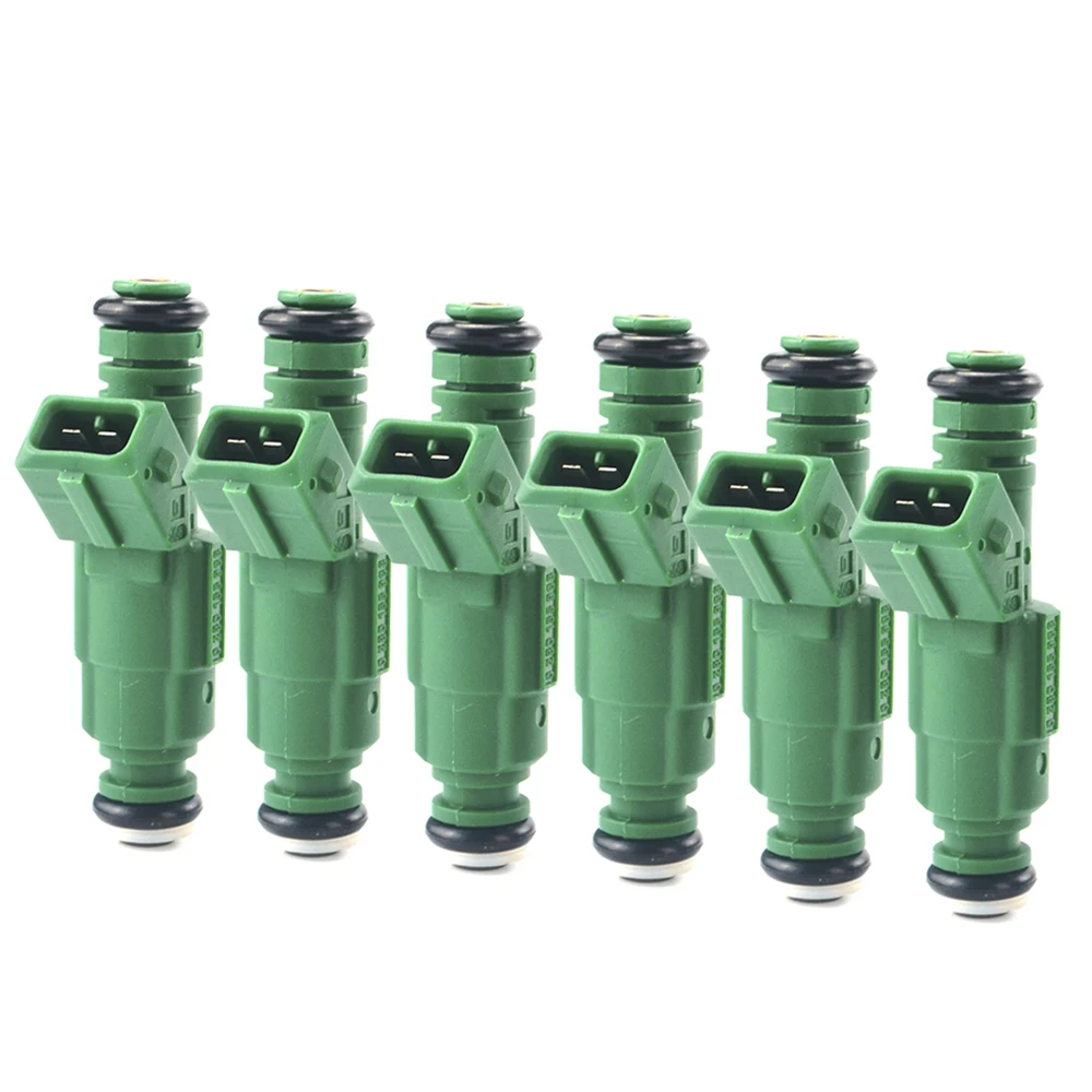 6pcs 4 5 6pcs High flow 0 280 155 968 fuel injectors 440cc For Volov Commodore VN For Audi S4 fuel injector 0280155968 - Цвет: 6pcs