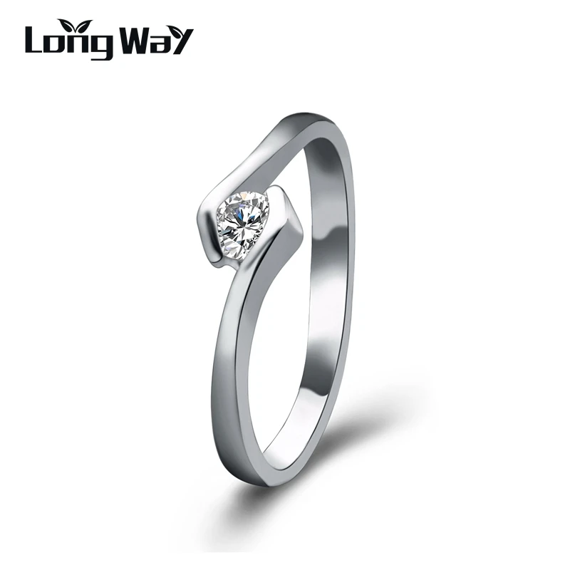 

Bijoux 2016 New Arrival Genuine Silver Ring Luxury Women Ring Wedding Jewelry SRI140001