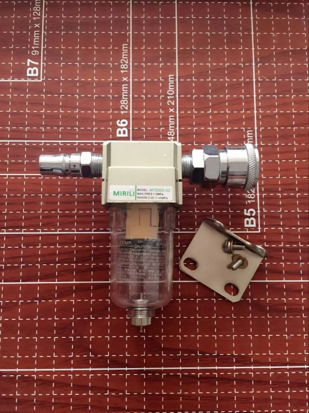 1/4 &quotAF2000-02 компрессор воздуха в линейной увлажняющей ловушке для фильтра воды |