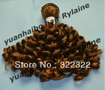 Высокое качество бразильской реми волосы жесткие вьющиеся золотой блондинка