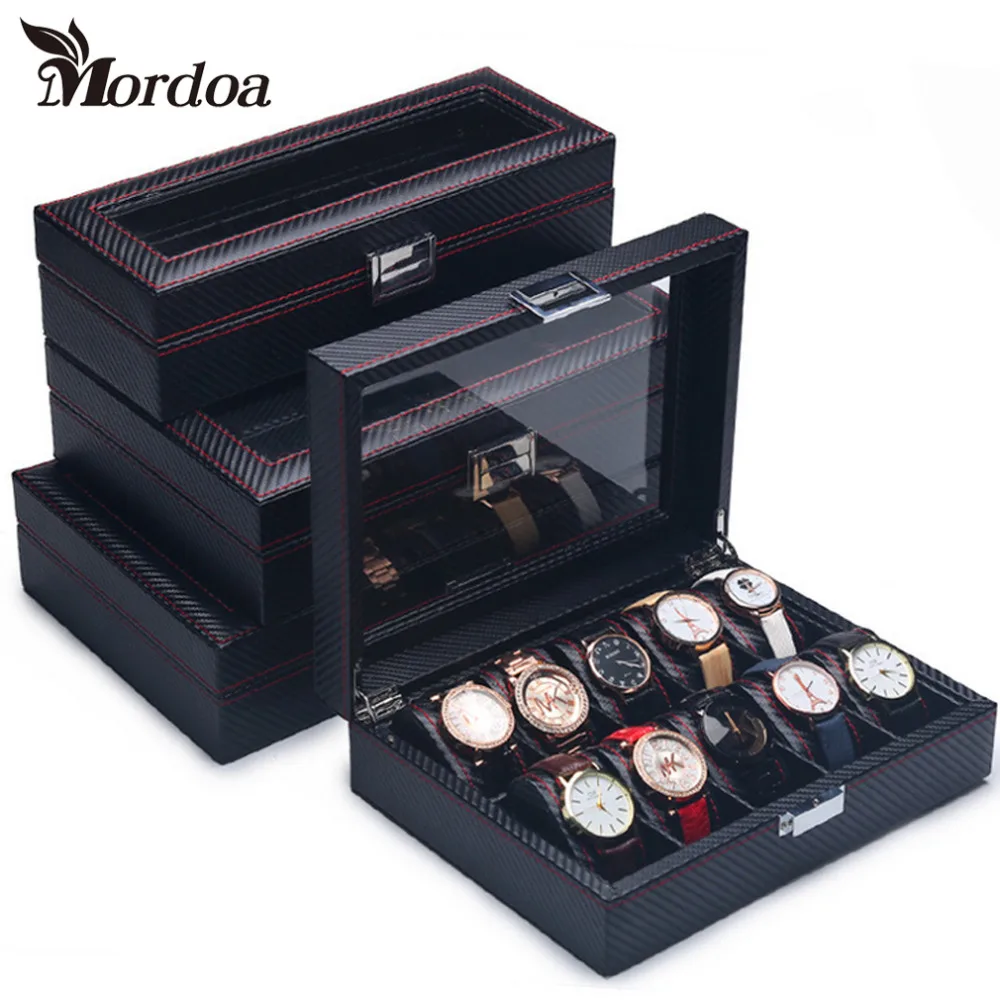 

2016 New 10 slot Jewelry Display Stands Vitrine Wrist Watch Showed Tray Holder Bracelets Showcase Bijoux Organizer Box