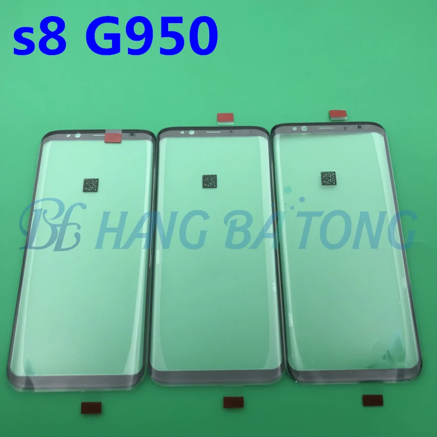 Оригинальное Сменное внешнее стекло для samsung Galaxy S8 G950 G950F 5,8 ''ЖК-дисплей сенсорный экран Переднее стекло Внешний объектив