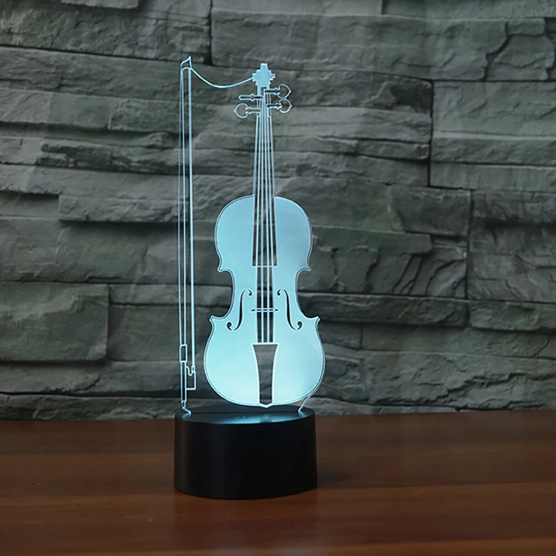 3D 7 цветных светодиодных ламп для дома | Лампы и освещение