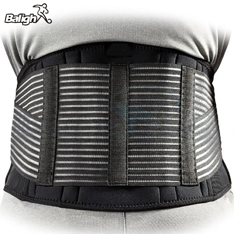 Мужской турмалиновый самонагревающийся пояс с магнитной терапией для поддержки