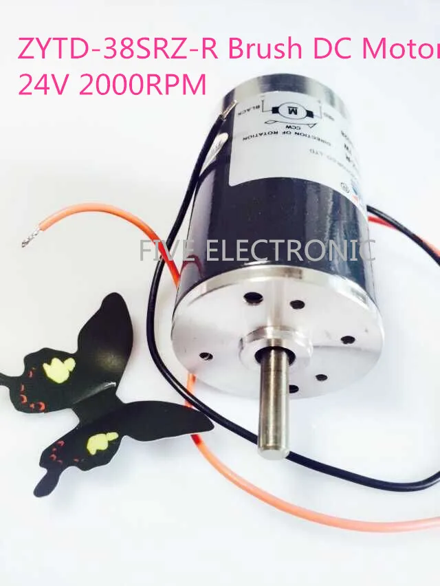 Щеточный двигатель с микромотором постоянного тока ZYTD-38SRZ-R 24 В используется для