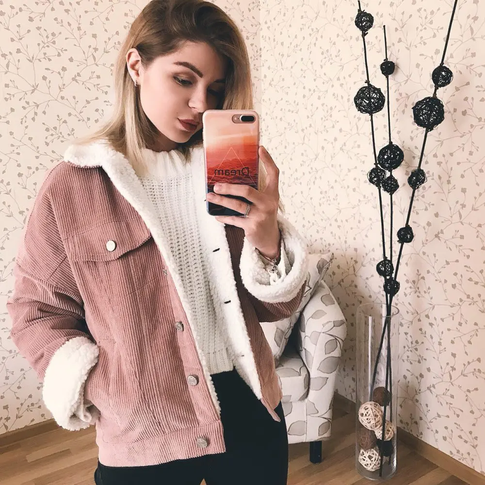 Toyouth Новое поступление года Для женщин зима толстые хлопчатобумажные карман свободные женские пальто