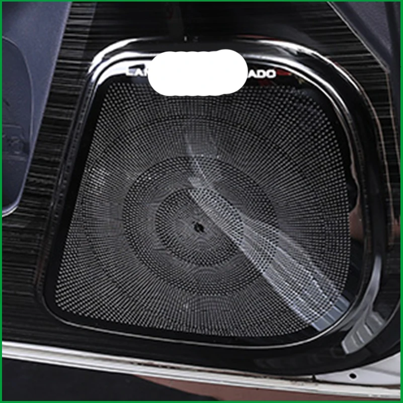 Для Toyota Land Cruiser Prado FJ150 2010- Stainlsess стальная крышка для внутренней двери динамика наклейка молдинг отделка автомобиля Стайлинг