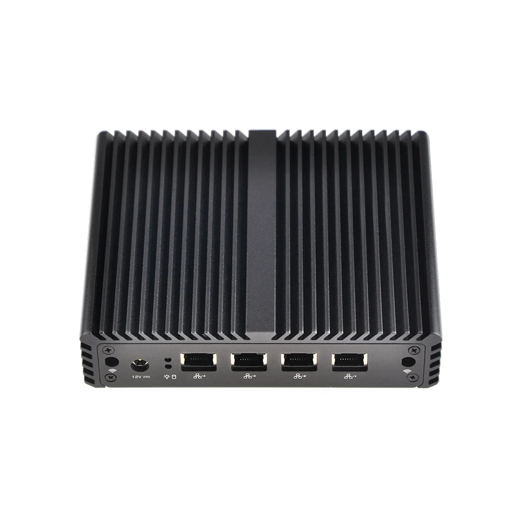 Qotom Mini PC j1900 4 lan pfsense маршрутизатор брандмауэра тонкий клиент x86 безвентиляторный