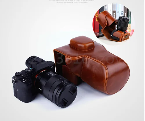 Кожаный ремешок для камеры Sony Alpha A7 Mark II ii A7ii 24 70 мм|Сумки фото-/видеокамеры| |