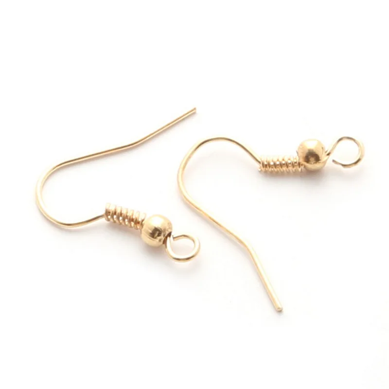 Металлические металлические застежки для сережек-подвесок с рыбками 200 шт./лот