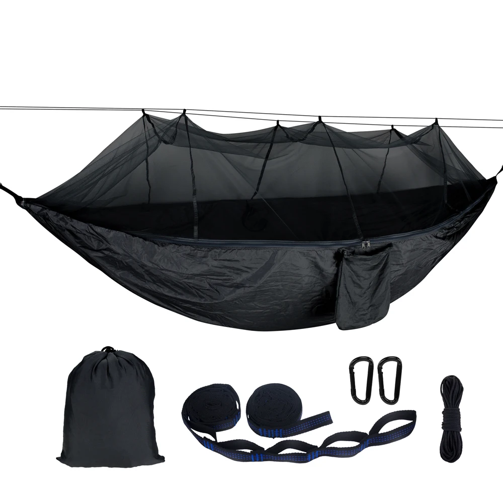 Легкий высококачественный многоцелевой складной нейлоновый тканевый гамак