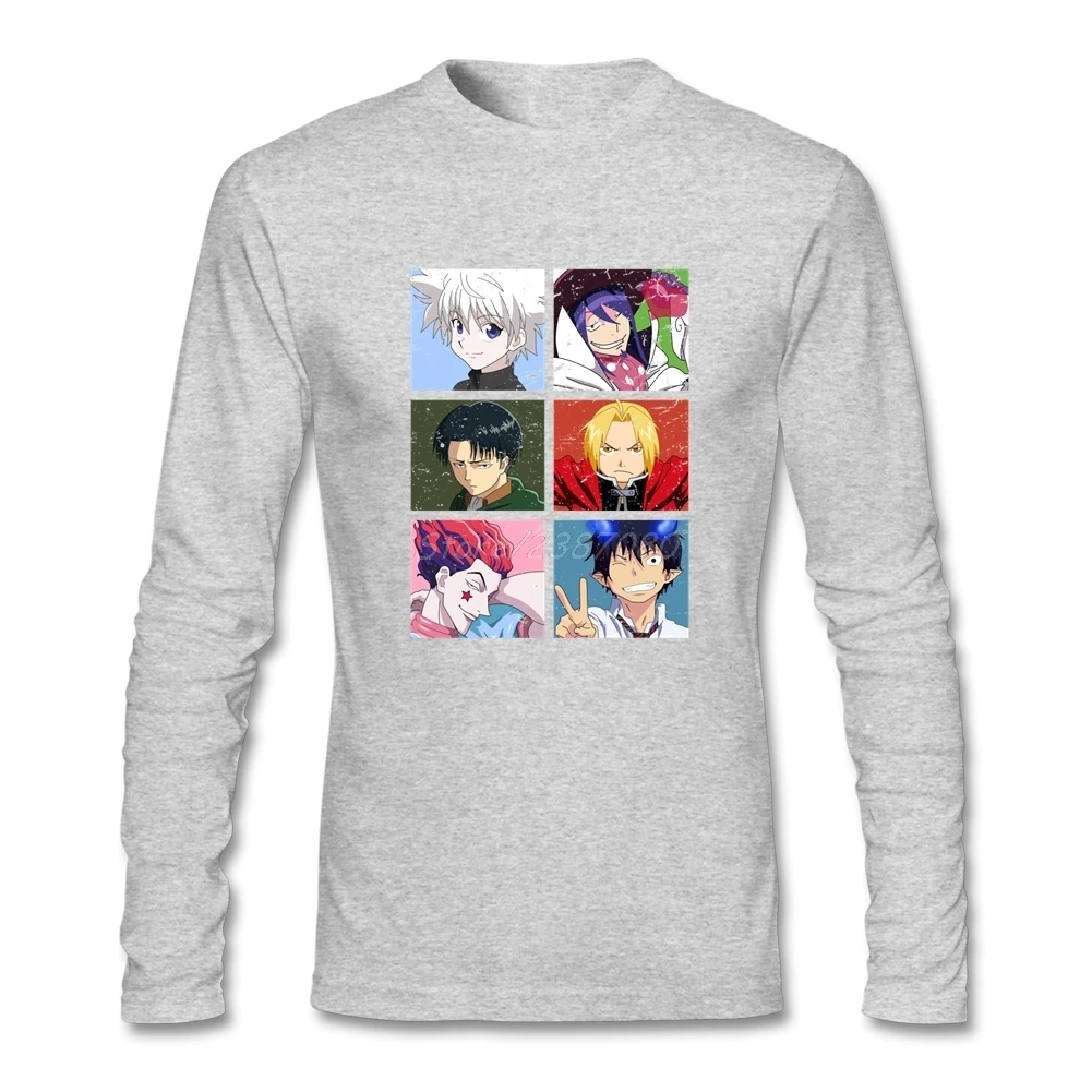 Аниме туфли для косплея Blue Exorcist футболка с длинным рукавом мужская одежда Hipster Crazy