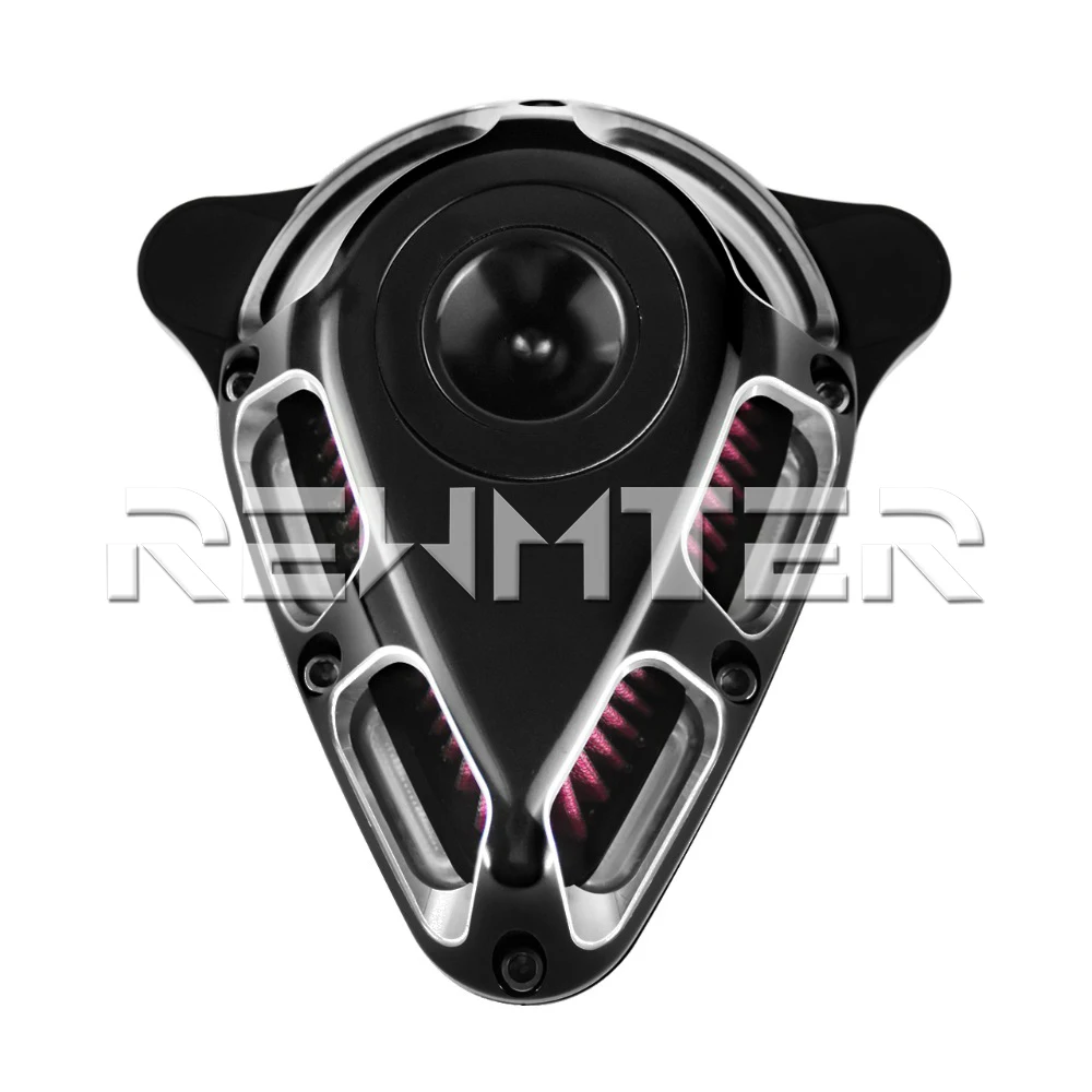 Треугольный очиститель воздуха для Harley Touring Fatbob фильтр воздухозаборника Softail