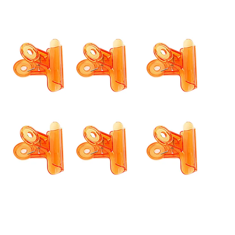 Orange 6 шт./компл. русская кривая C ногтей защемления зажимы мульти Функция инструмент акриловых ногтей щипчики - Цвет: Orange
