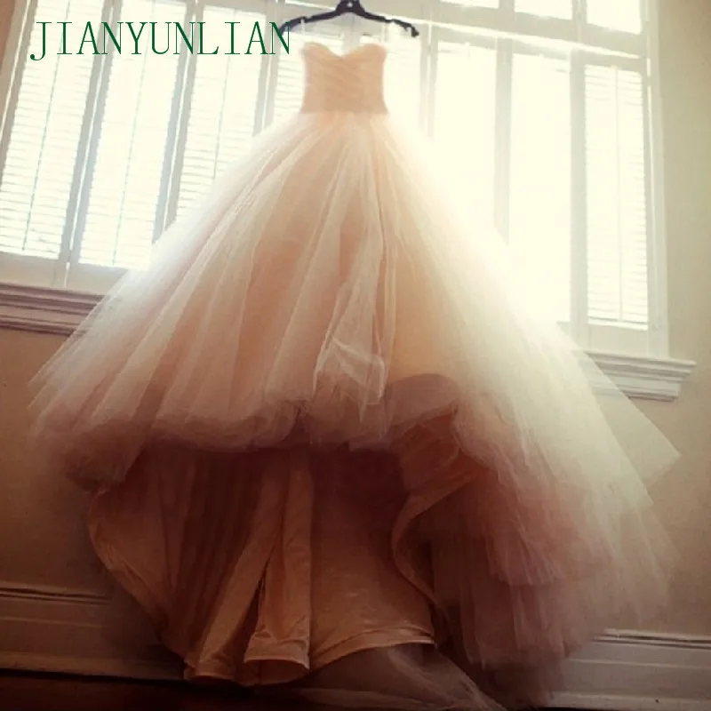 Cheap Price High Quality Luxury Puffy Sweetheart Wedding Gowns China Ball Gown Champagne Dresses 2021 | Свадьбы и торжества