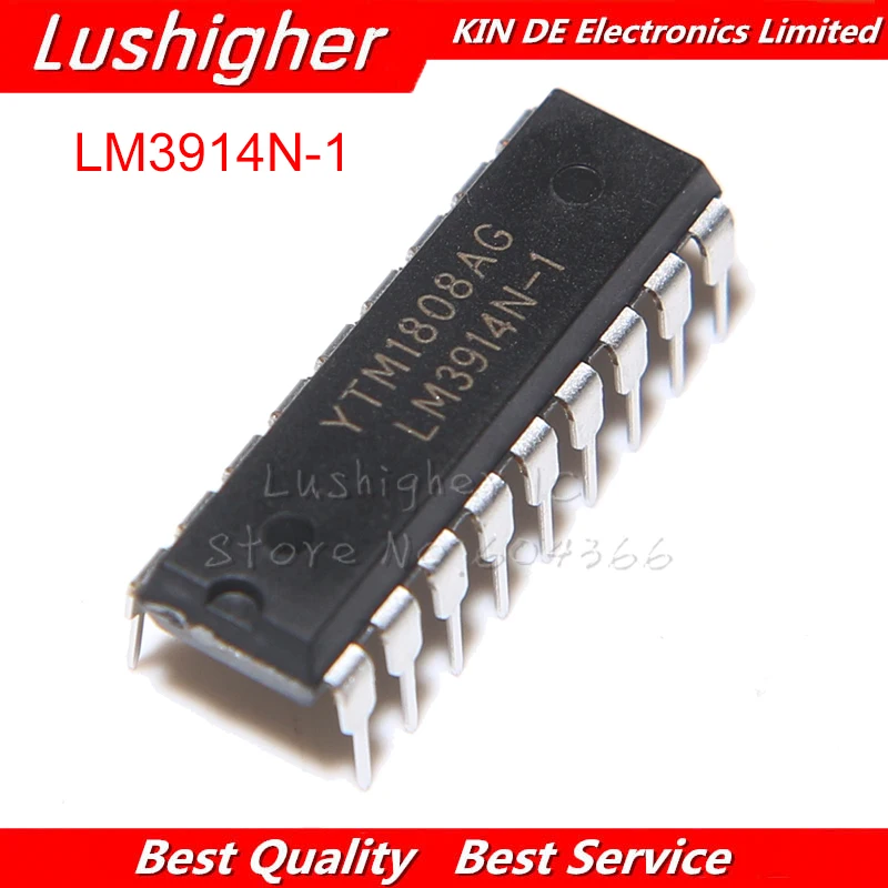 10 шт. LM3914N 1 DIP 18 LM3914|Интегральные схемы| |