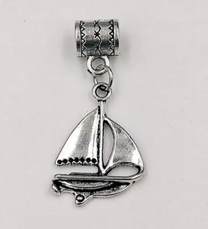 Винтажные подвески для ожерелья браслета ювелирных изделий 25 шт.|silver anchors|fish