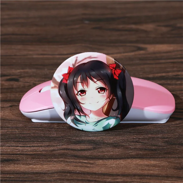 Model I FFFPIN 5,8 см большая брошь Lovelive нагрудник Япония Аниме Любовь живой значок булавка монета Косака Хонока аясе Эли икона Ткань Рюкзак - Окраска металла: Model I