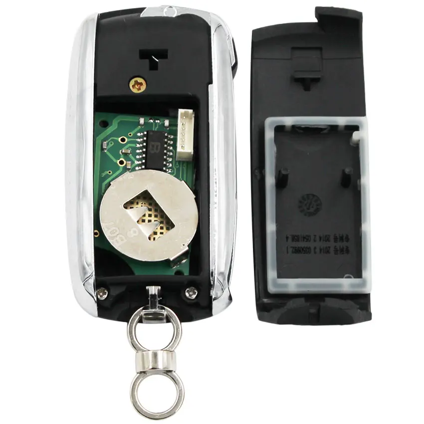 KEYECU 433MHz ID73 Chip FCC: 73370847C Upgraded Flip Folding 3 Button Remote Key Fob key for Land Rover Discovery 2 1999-2004 | Автомобили