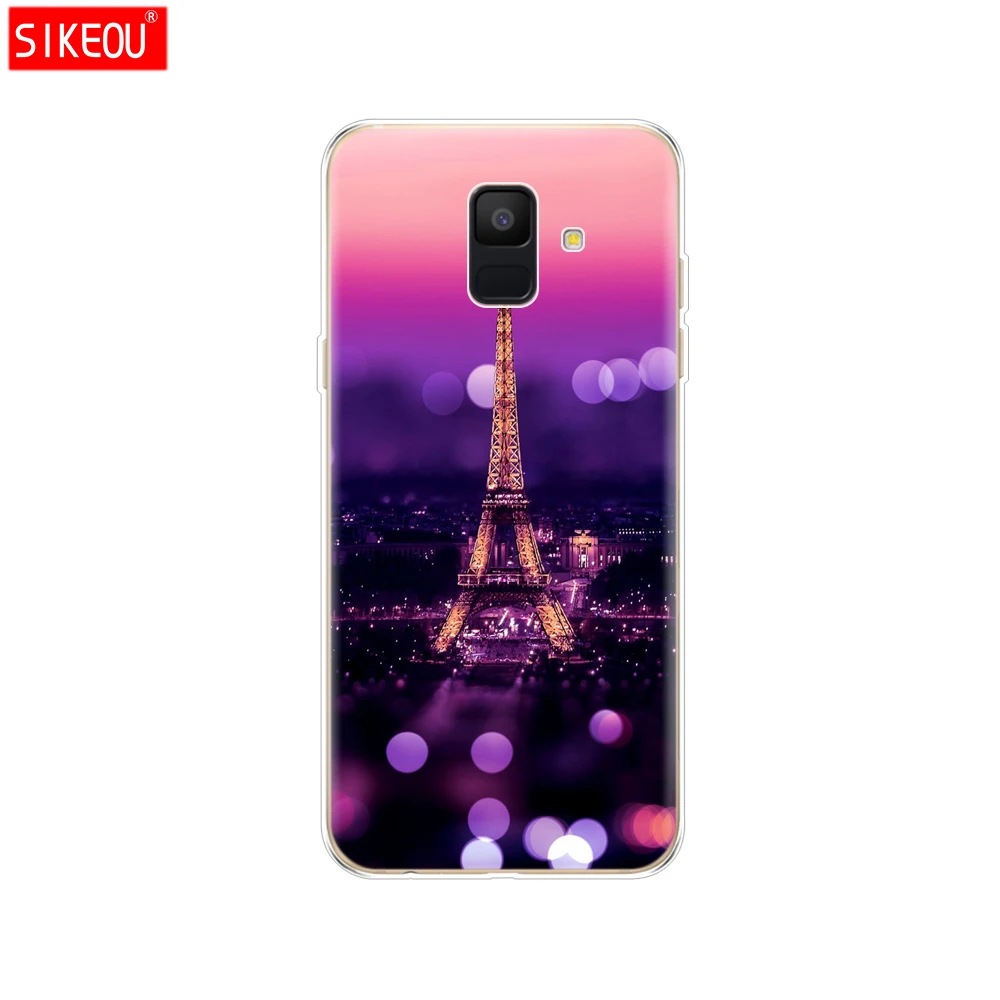 12069 Силиконовый чехол для samsung Galaxy A6 чехол Dual SIM SM A600 A600F для samsung A6 plus A605 A605F чехол защитный чехол - Цвет: 12069