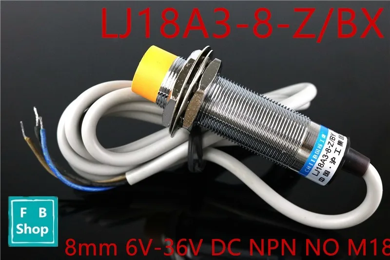 1 шт. LJ18A3 8 Z/BX зондирования мм 6V 36V DC NPN NO M18 В Форме Призмы для индуктивного экрана