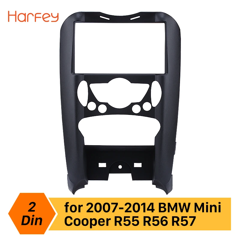 Черная автомобильная радиоустановка Harfey для BMW Mini Cooper R55 R56 R57 2007 2008 2009 2010 2011 2012 2013