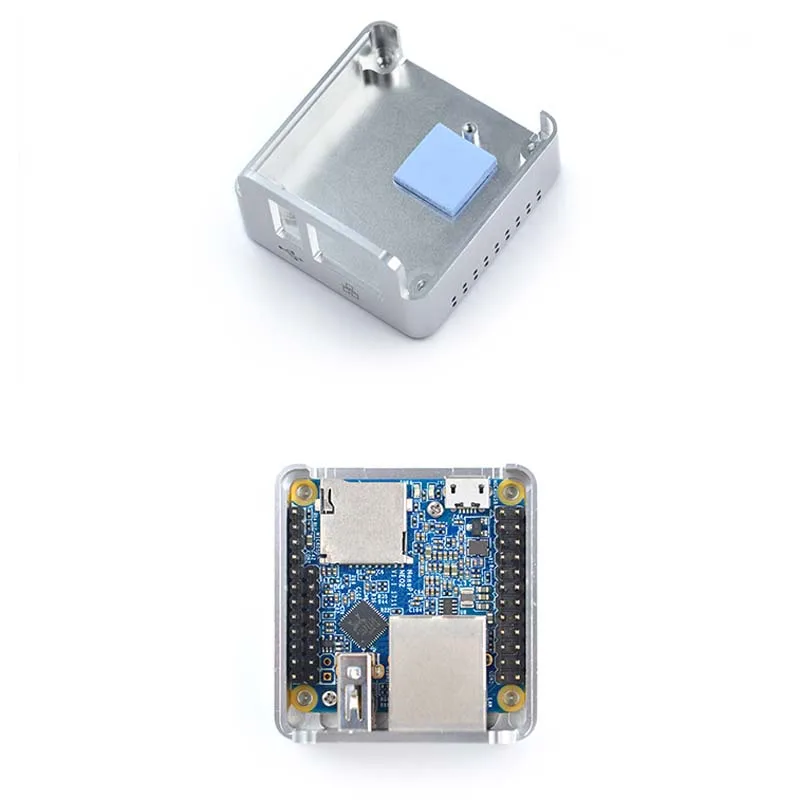 NanoPi NEO/NEO2 металлический полный комплект алюминиевый корпус oled программируемый на питоне