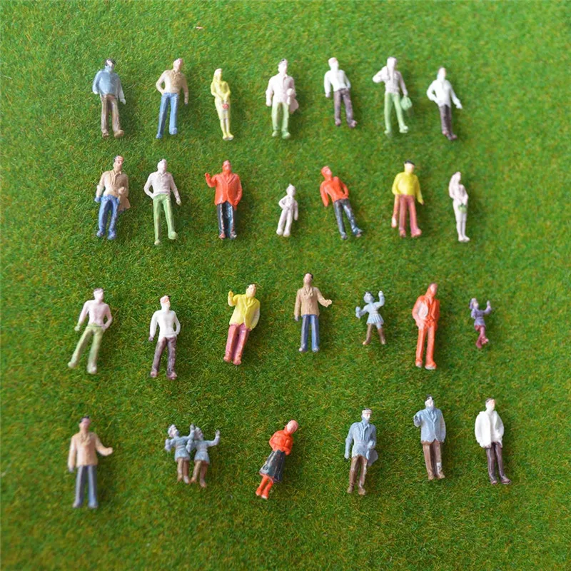 200PCS 1/150 scale model figures painted toys for architecture making |