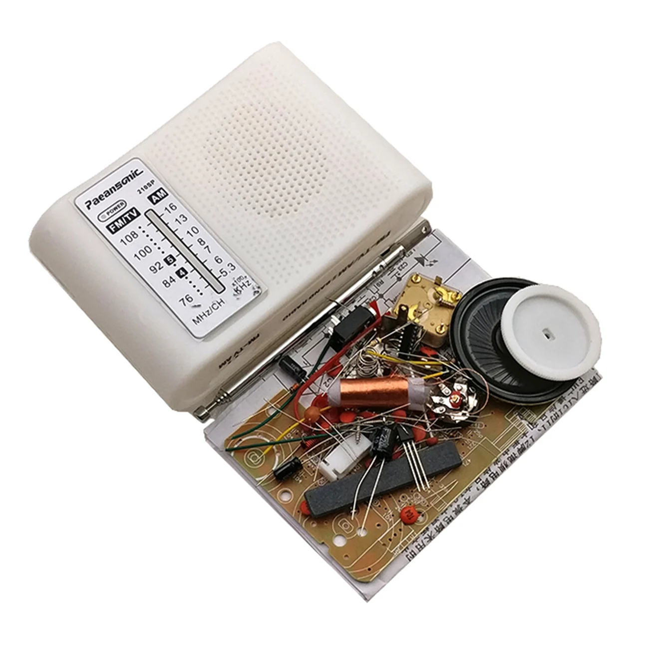 CF210SP AM/FM стерео радио комплект DIY Электронный набор для сборки комплект для учащегося июля Прямая поставка