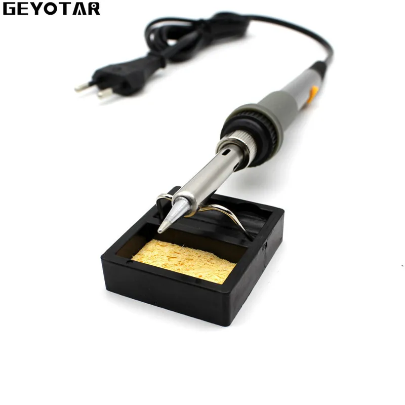 Новинка 2017 года ЕС Plug В 220 60 Вт Электрический паяльник Регулируемый температура