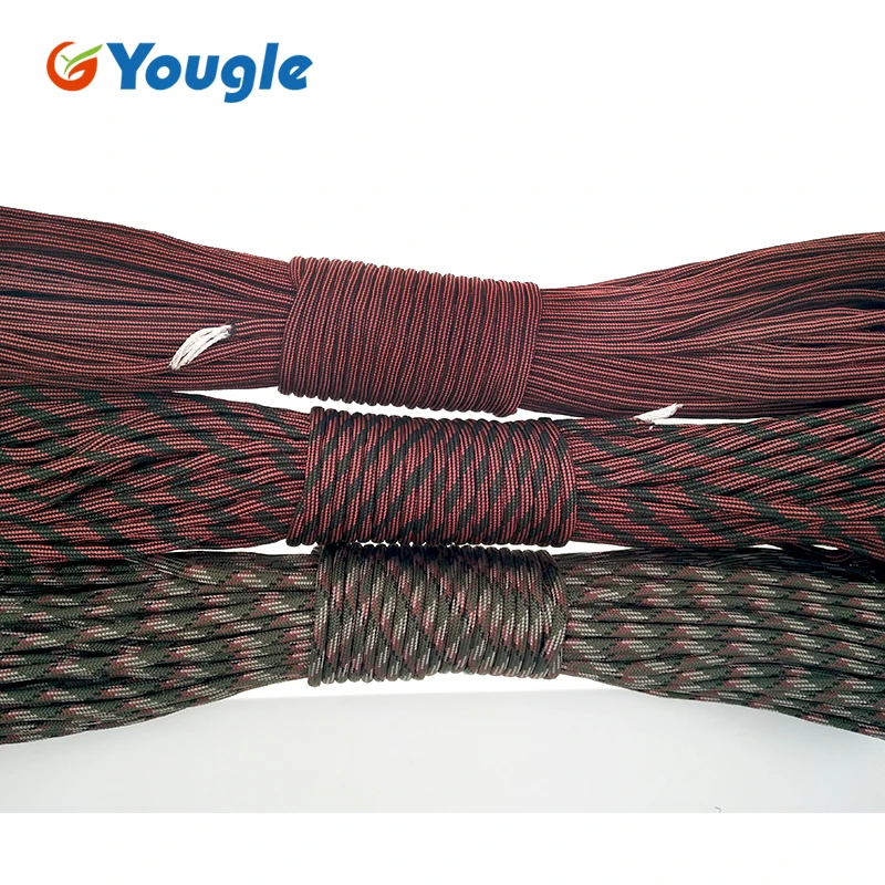 YOUGLE Paracord 550 парашютный шнур веревочка Mil Spec type III 7 нитей 100FT оборудование для альпинизма кемпинга выживания 4-10
