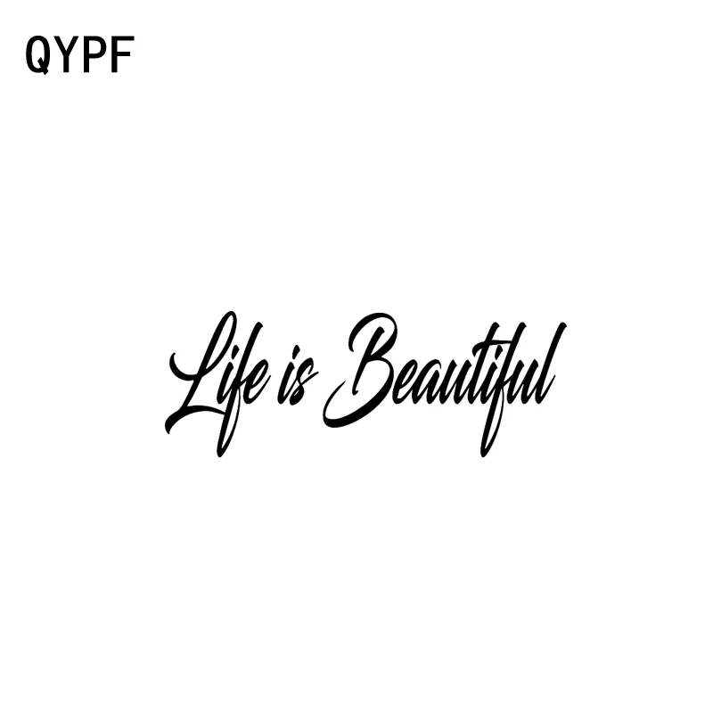 QYPF 17 4 см * 6 Модный красивый виниловый Стайлинг автомобиля наклейка для черная