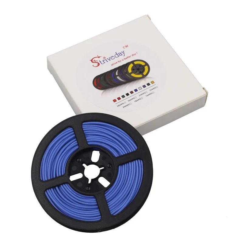 Гибкий провод из силиконовой резины 164ft 50 метров 18AWG луженая медная леска