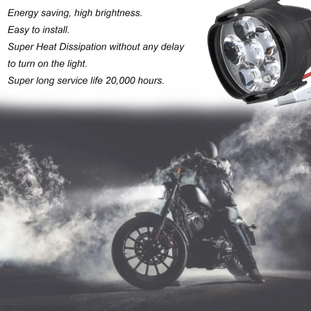 Светодиодный светильник для мотоцикла и скутера точечный s Moto ATV 12 В 6500 К рабочий