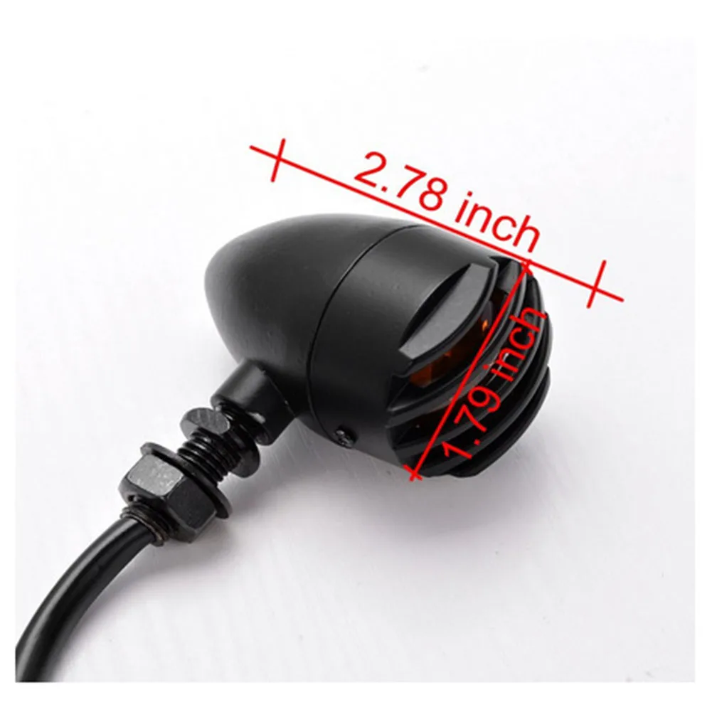 1 шт. мотоциклетный светильник с поворотным сигналом индикатор черная вилка