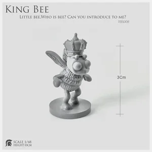 Набор из смолы 148, маленькая пчелка, летающая в цветах (king Bee), солдат из смолы 30-40 мм Tbs008