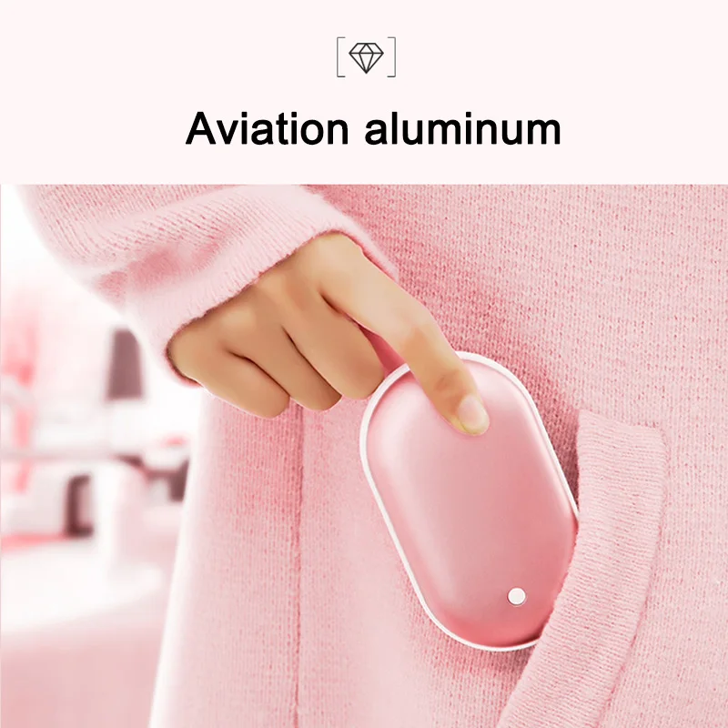 3000 мА/ч грелка для рук Перезаряжаемые Карманный обогреватель телефон Мощность