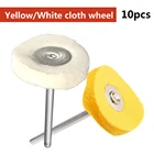 10 шт.компл. специальные инструменты для полировки ювелирных изделий Нефритовая фурнитура Аксессуары Dremel полировальная круглая полировальная колодка набор кистей