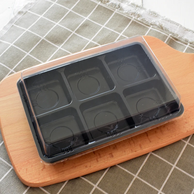 50 набор коробок для лунного торта с открытым окном маффины кексов Упаковочная