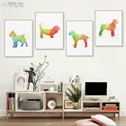 Художественный плакат на холсте такса