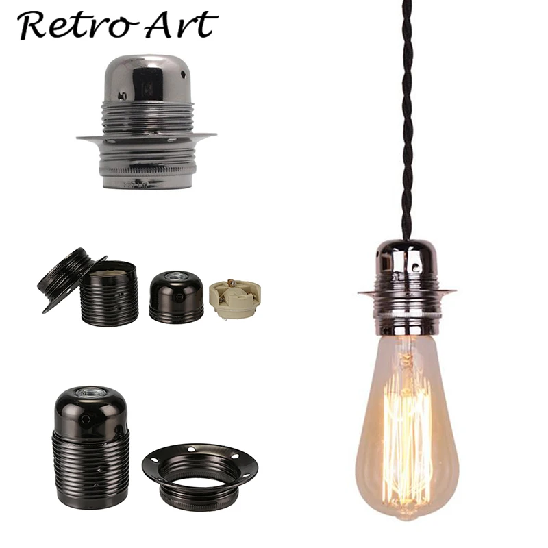 E27 E26 VINTAGE RETRO EDISON SCREW BULB SOCKET LAMP HOLDER LIGHT FITTING