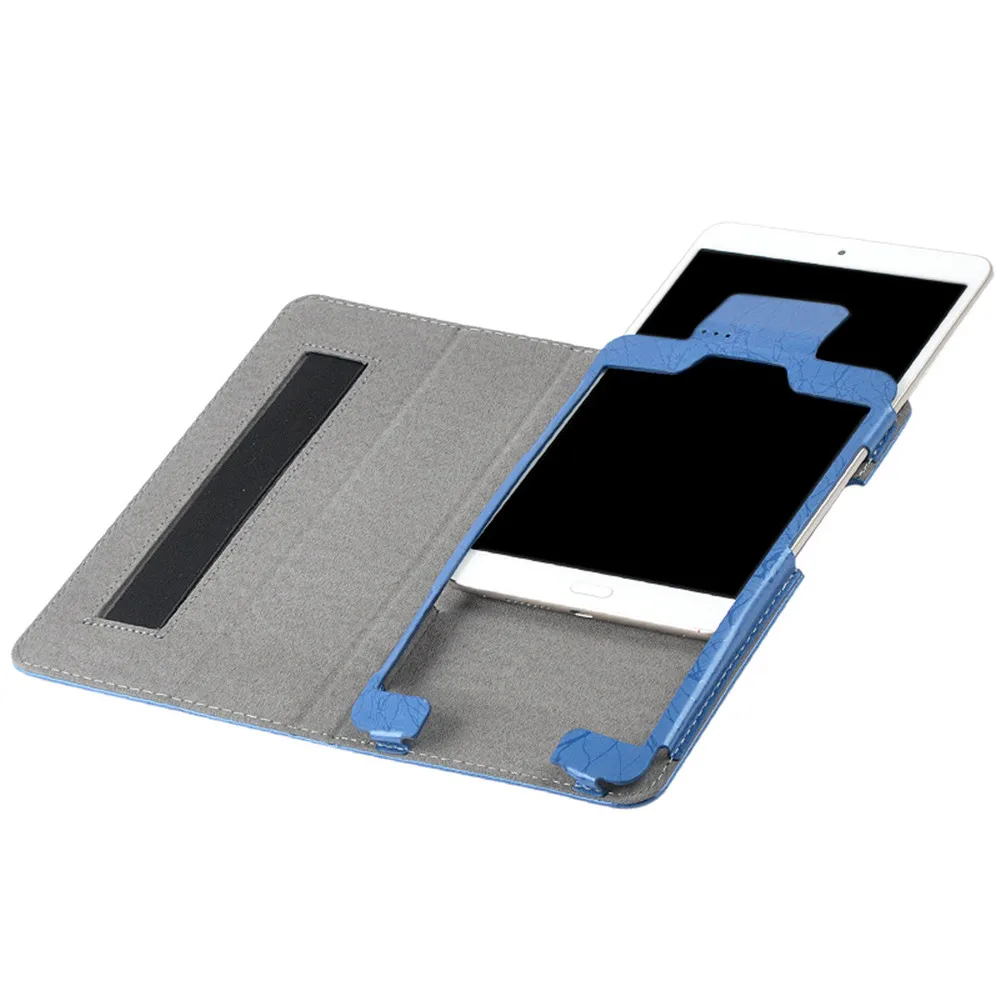 Чехол книжка из искусственной кожи с однотонным принтом для Huawei Honor WaterPlay HDL W09 Al00 8
