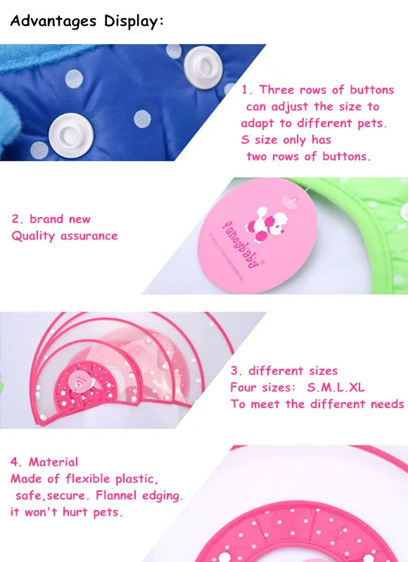 FD65 защитный рукав для домашних животных цветной собачий ошейник кошек Elizabeth