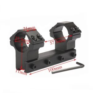 Цельное Высокопрочное двойное кольцо для крепления прицела из сплава кольца крепления 3025,4 мм 11 мм планка Ласточкина хвоста Охотничьи аксессуары