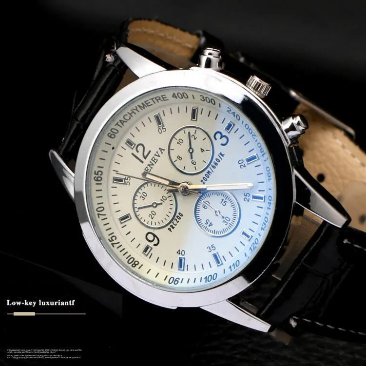Модные часы мужские Reloj Hombre простые кожаные топовые Роскошные брендовые
