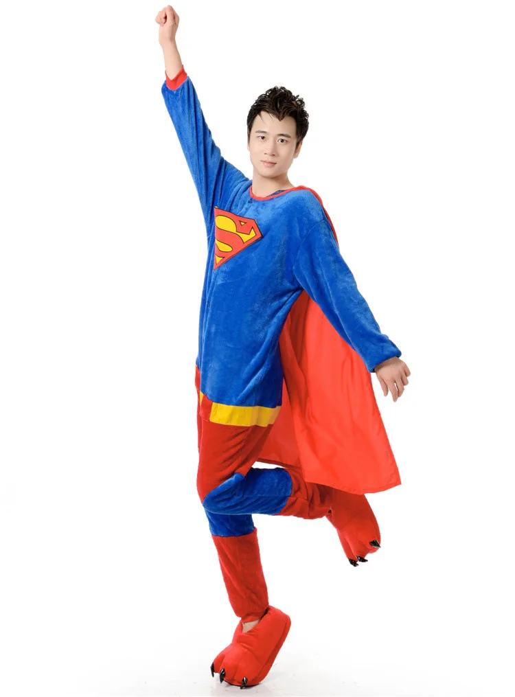 Mens Superman Onesie Costume main image 1