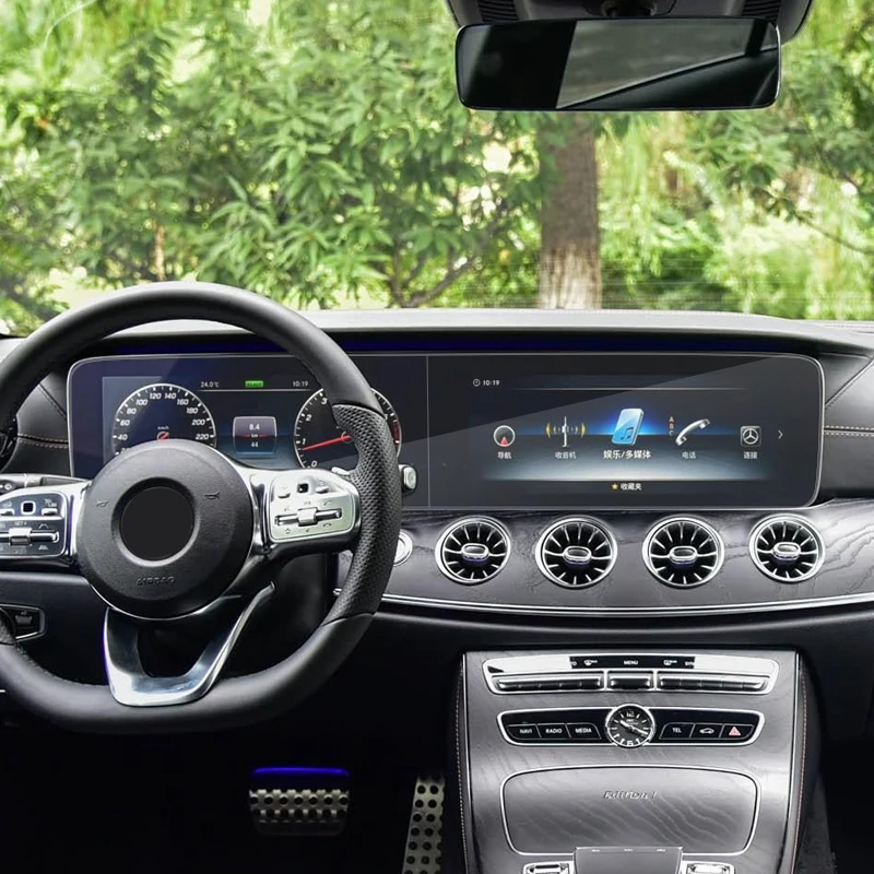 2 шт. для Mercedes Benz CLS-Class C257- автомобильный Стайлинг gps навигации Экран Стекло защитная пленка приборная панель дисплей для автомобиля